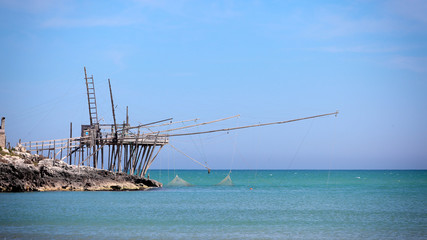 Il trabucco di Cala Molinella