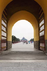 Fototapeten Beautiful view of the Temple of Heaven in Beijing, China © lapas77