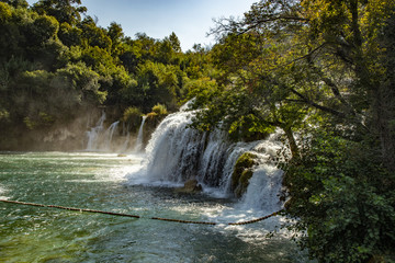 Fototapeta na wymiar National Park Krka near Šibenik in Croatia