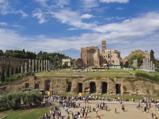Poster Alte Katakombenruinen in Rom im Urlaub © Stefan