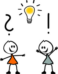 Ideenfindung Teamwork Brainstorming