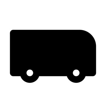 Bus Travel Trip Hotel Journey vector icon