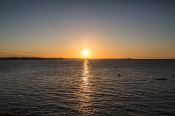 Sunset in Saint-Malo 