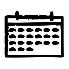 Calendar Computer Interface User Program vector icon