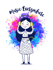 Beautiful vector card