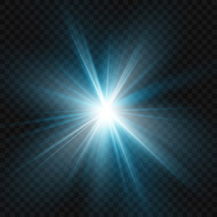 Light flare special effect. Illustration.
