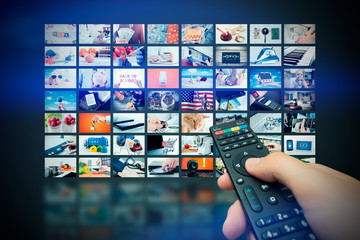Multimedia video wall television broadcast