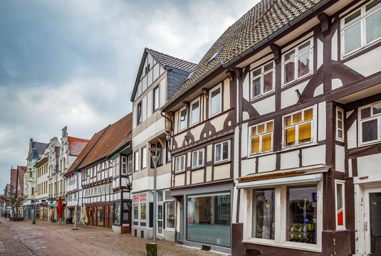 Street in Lemgo, Germany
