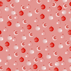 Geometric figures of shades of pink