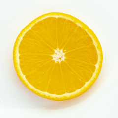 Fototapeta na wymiar orange fruits isolated on white background