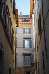 Italian buildings and alleyway