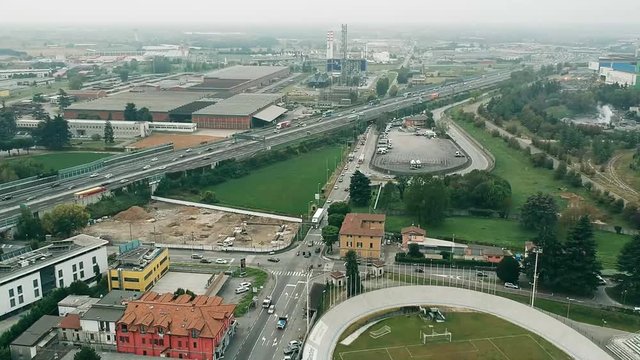 Drone sull autostrada