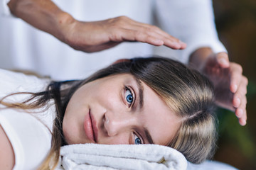 Reiki Healing Session With Teenage Girl