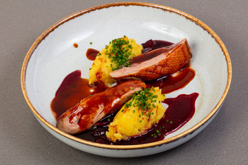 Roasted duck breast