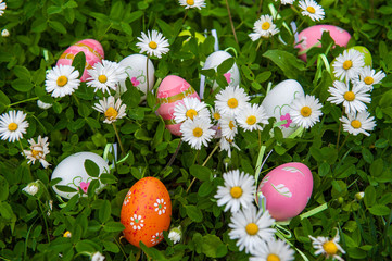 Painted Easter eggs