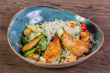 Caesar salad with chicken