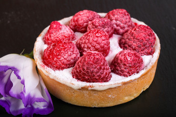 Raspberry cake