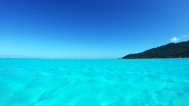 Passing buoy in Tahiti, POV