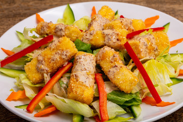 Fried tofu cheese