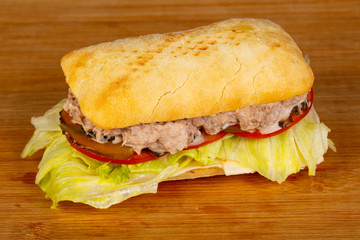 Panini with tuna