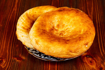 Uzbek traditional lepeshka