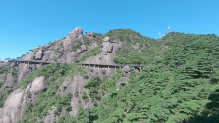 Sanqingshan National Park in Shangrao, Jiangxi Province, China