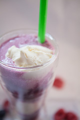 berries and cream