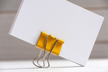 Tarjetas de visita en blanco para insertar logotipo