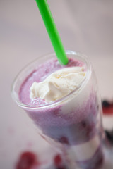berries and cream