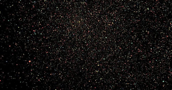 Fireworks explosion spark on a black background