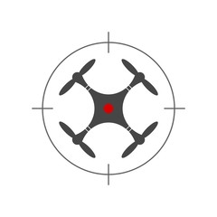 Drone Target Logo Icon Design
