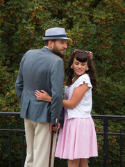 Jeune couple amoureux