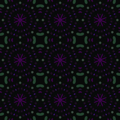 Naklejka na ściany i meble Seamless background pattern with a variety of multicolored lines.