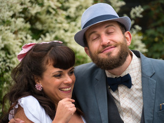 Jeune couple amoureux