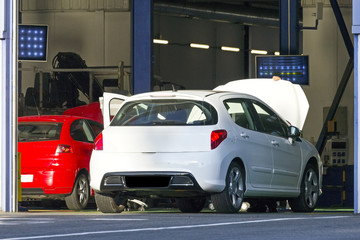 Fototapeta na wymiar ITV MOT roadworthiness test
