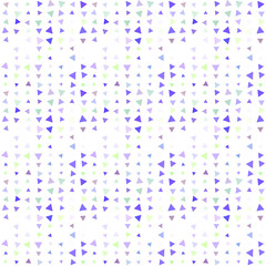 Abstract seamless pattern background with multi-colored varied triangles.