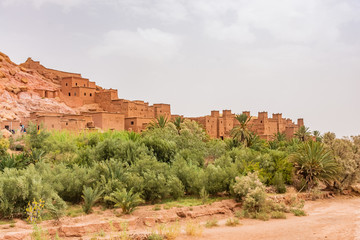 Fototapeta na wymiar The fortified town of Ait Benhaddou, Morocco