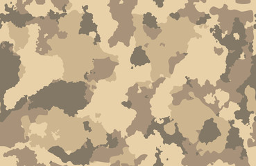 Print texture military camouflage repeats seamless army hunting brown mud sand - 227115645