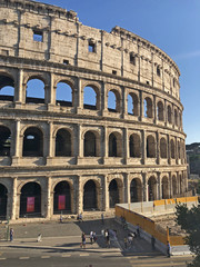 Fototapeta na wymiar Roma, il Colosseo