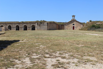 intérieur du château de Sant Ferran à Figueres Espagne