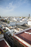 High angle view of cityscape against sky during sunny day