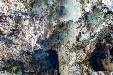 Stunning cave in the seacoast of Palinuro Cilento Italy