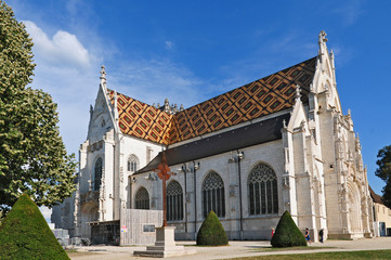 Naklejka premium Monastero Reale di Brou - Monastère royal de Brou à Bourg-en-Bresse, Francia