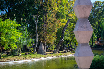 Autumn landscape in the park