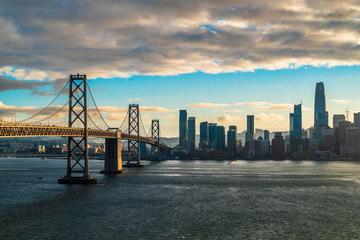 Naklejka premium San Francisco - Oakland Bay Bridge