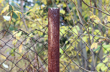 a piece of iron from a fence