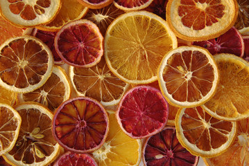 Dry citrus slices.