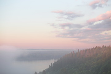 Fototapeta premium scenic peep of morning