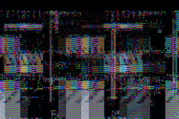 Pixel pattern of a digital glitch / Abstract background, pattern of a digital glitch.