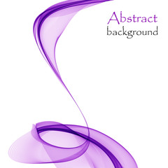 Abstract colored smoke on a white background	